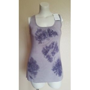 Soft Surroundings Tie Dye Print Sleeveless Tank Top Tunic Size PS